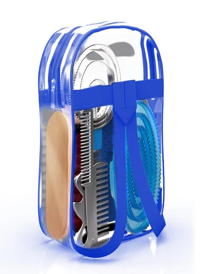La La Pet® Grooming Kit with Bag - 11Pcs Brush Set for Horse Cleaning, Care and Tack Room Supplies - Image 5